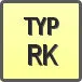 Piktogram - Typ: RK